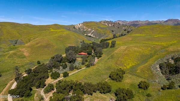 174 Acres of Agricultural Land with Home for Sale in Santa Ynez, California