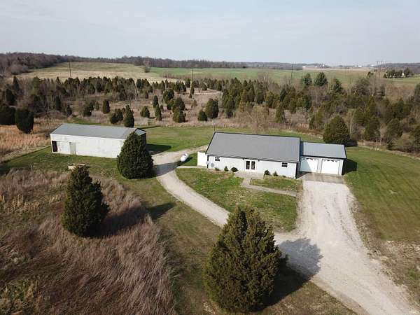 22.6 Acres of Land with Home for Sale in Holland, Indiana