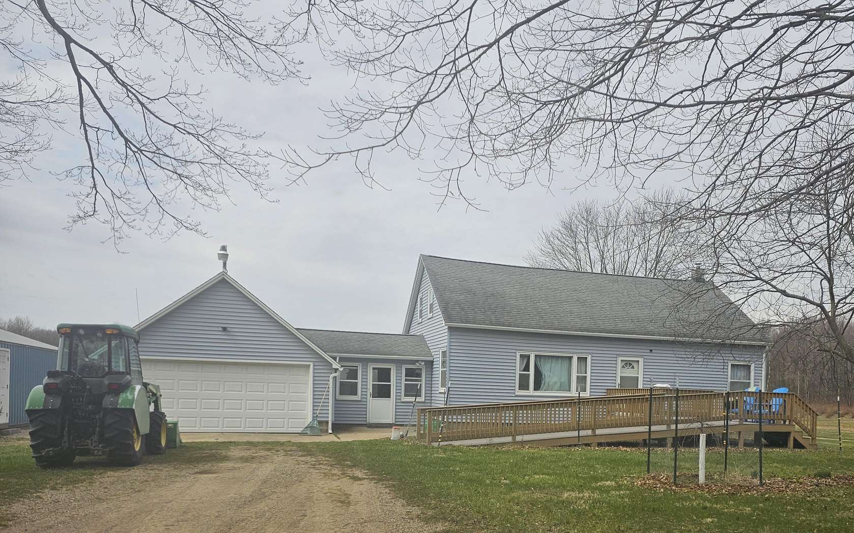 42 Acres of Agricultural Land with Home for Sale in Allegan, Michigan