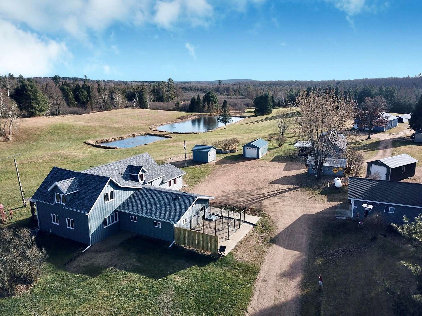 22.8 Acres of Agricultural Land with Home for Sale in Irma, Wisconsin