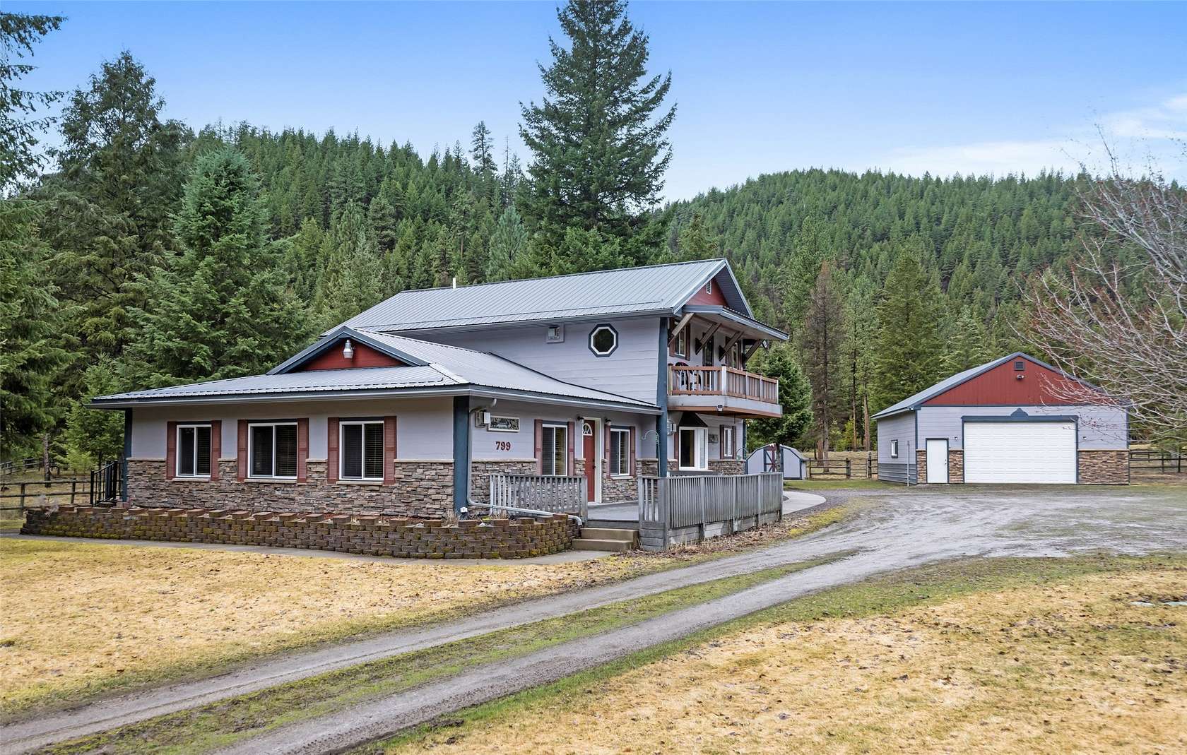 10 Acres of Land with Home for Sale in Alberton, Montana