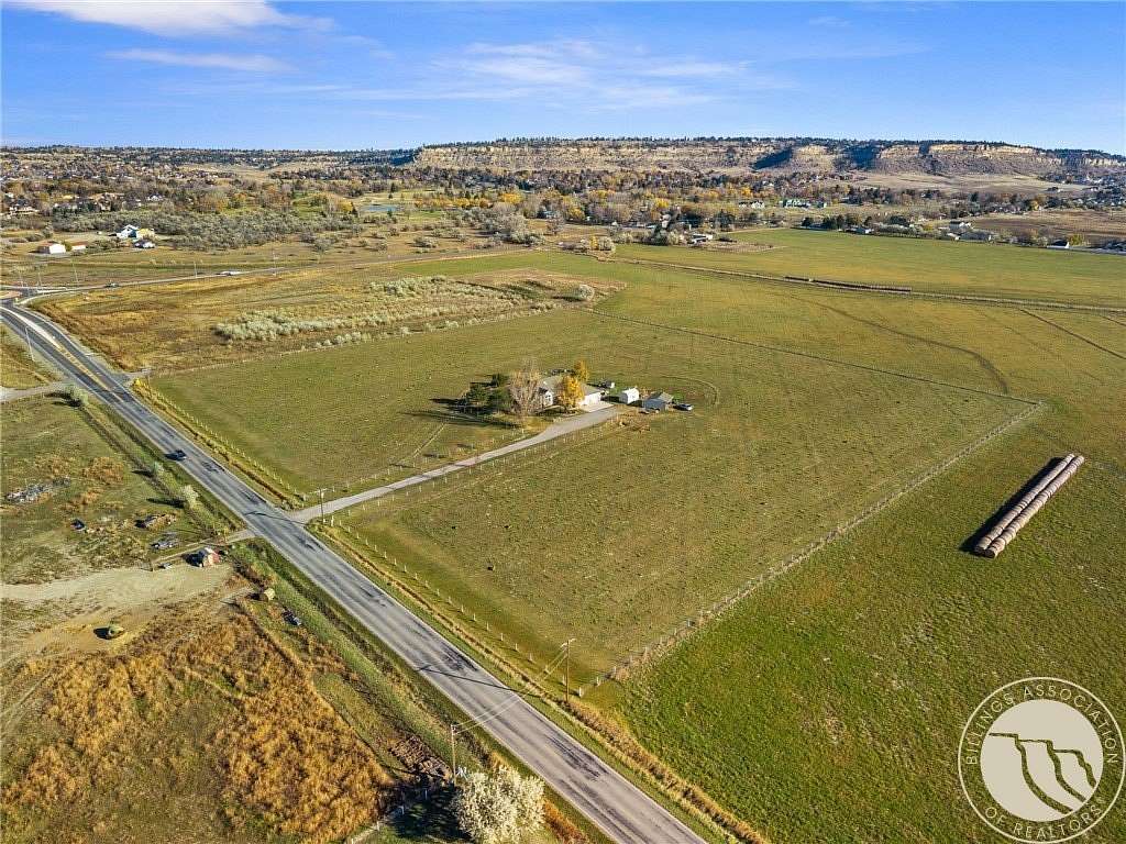 9.73 Acres of Land with Home for Sale in Billings, Montana