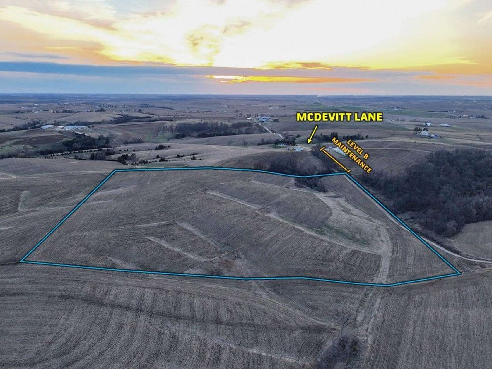 40 Acres of Recreational Land for Sale in Bernard, Iowa