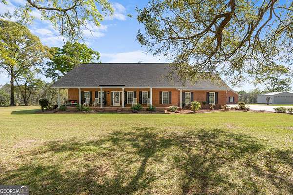 20.7 Acres of Recreational Land with Home for Sale in Claxton, Georgia