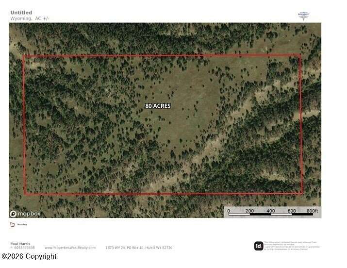 80 Acres of Recreational Land for Sale in Sundance, Wyoming