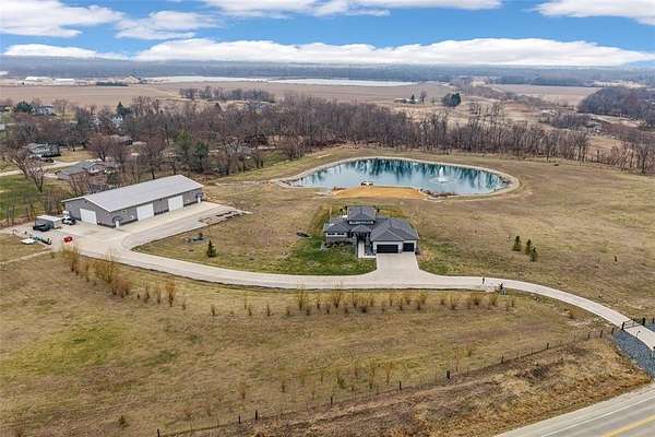 17 Acres of Recreational Land with Home for Sale in Cedar Rapids, Iowa