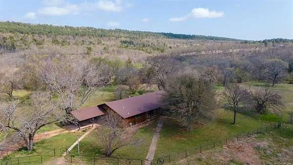 46.3 Acres of Land with Home for Sale in Moyers, Oklahoma