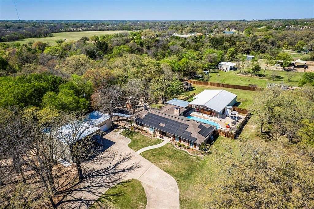 1.73 Acres of Land with Home for Sale in Weatherford, Texas