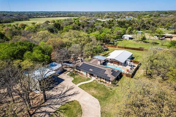 1.73 Acres of Land with Home for Sale in Weatherford, Texas