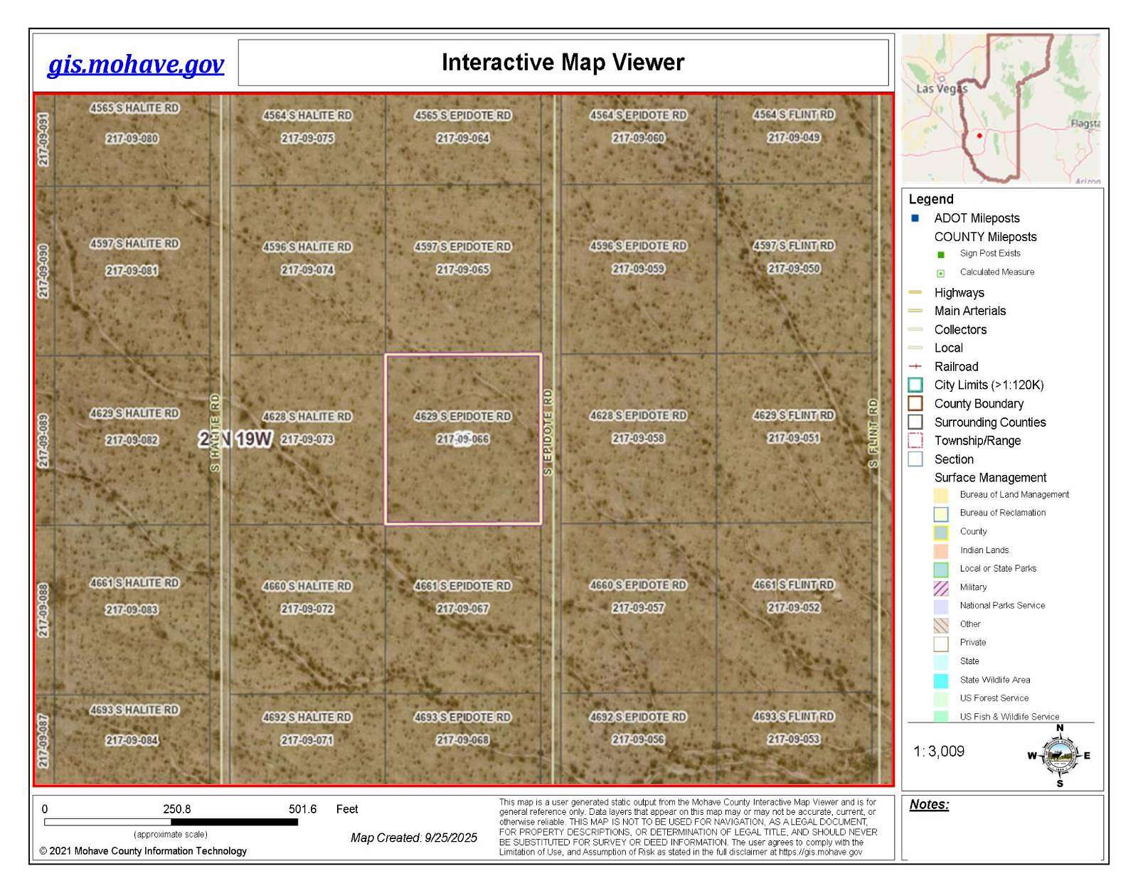 2.35 Acres of Land for Auction in Golden Valley, Arizona