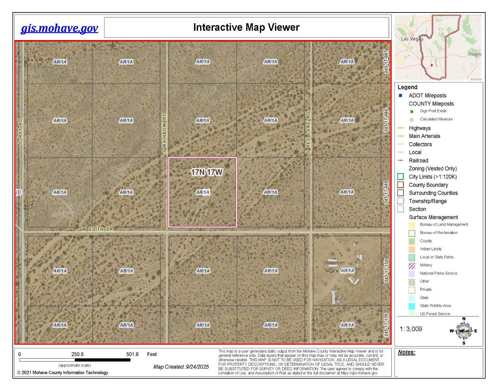 2.35 Acres of Land for Auction in Yucca, Arizona
