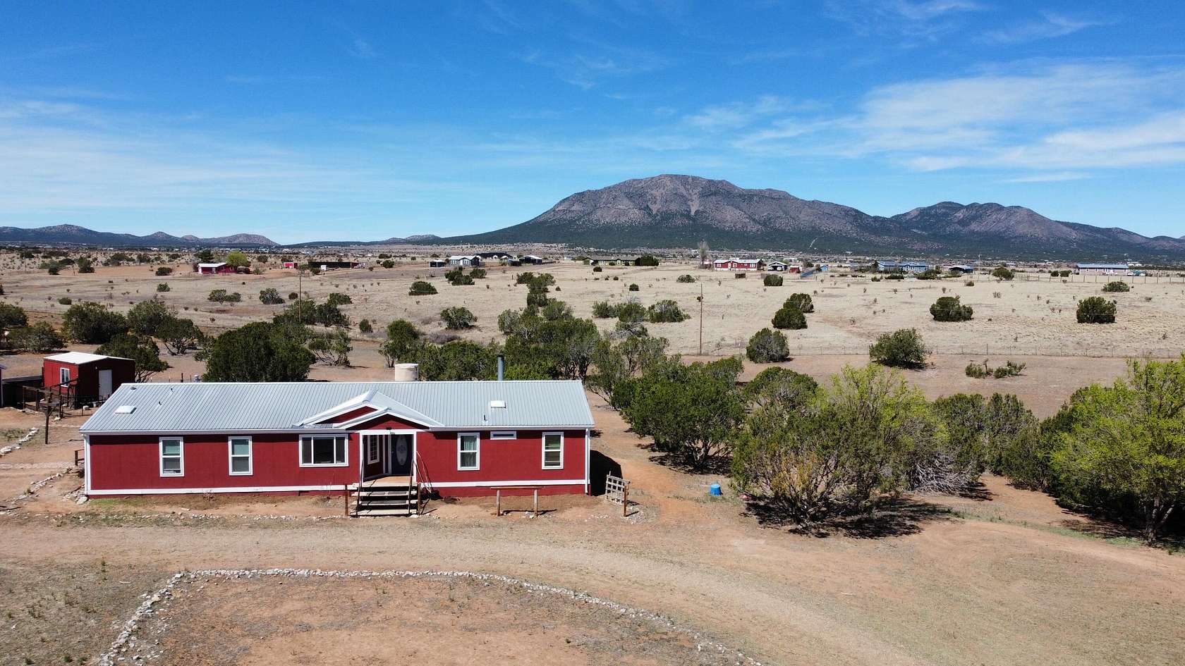 10 Acres of Land with Home for Sale in Edgewood, New Mexico