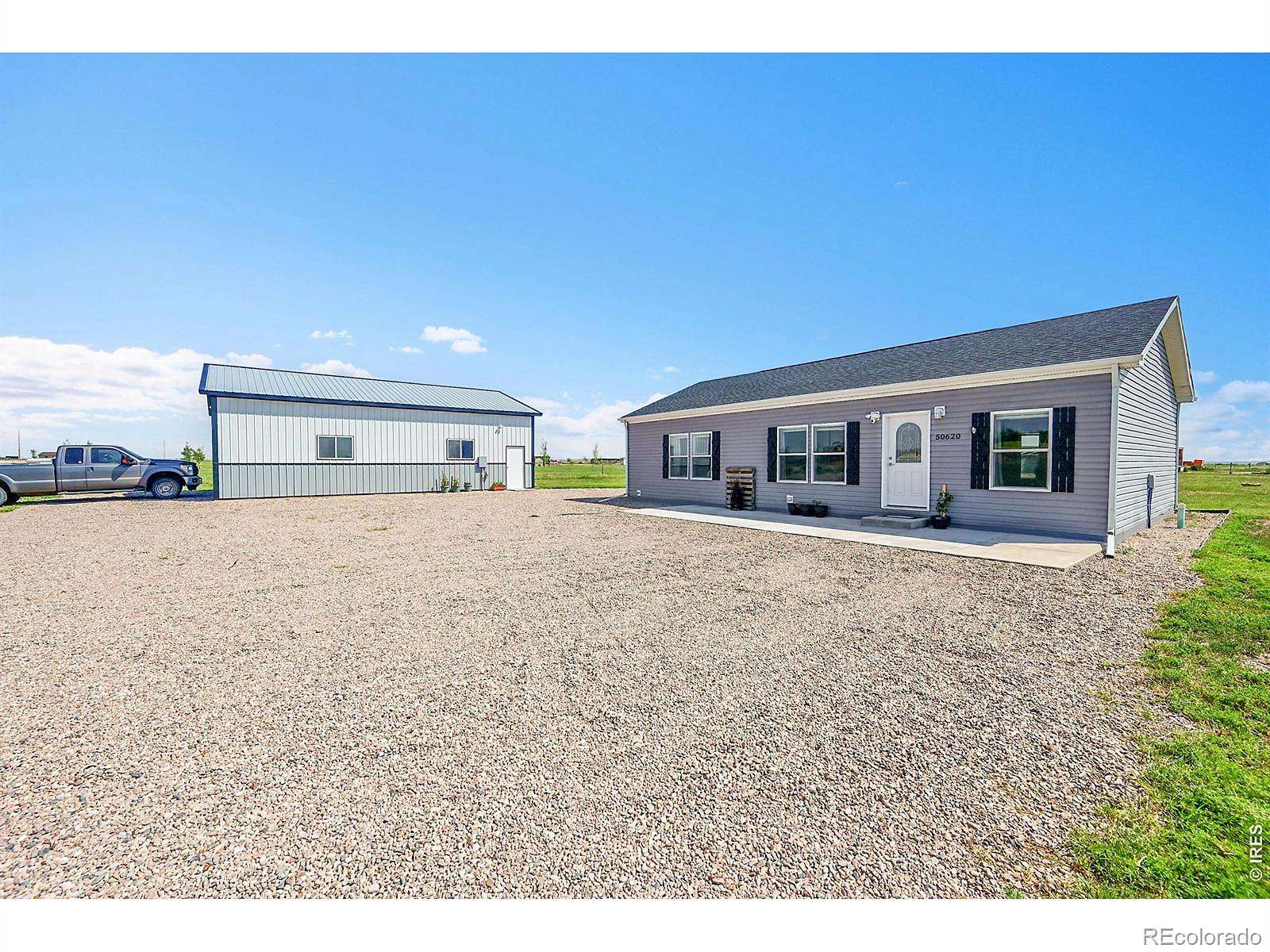 35 Acres of Agricultural Land with Home for Sale in Nunn, Colorado