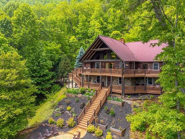 11 Acres of Recreational Land with Home for Sale in Franklin, North Carolina