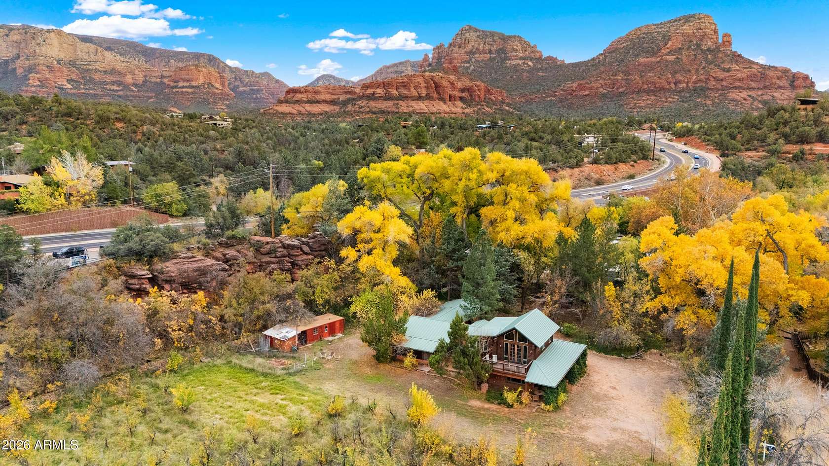 2.32 Acres of Land with Home for Sale in Sedona, Arizona