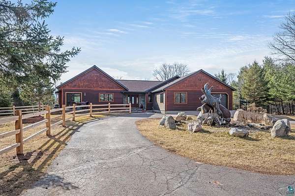 5.5 Acres of Land with Home for Sale in Lake Nebagamon, Wisconsin