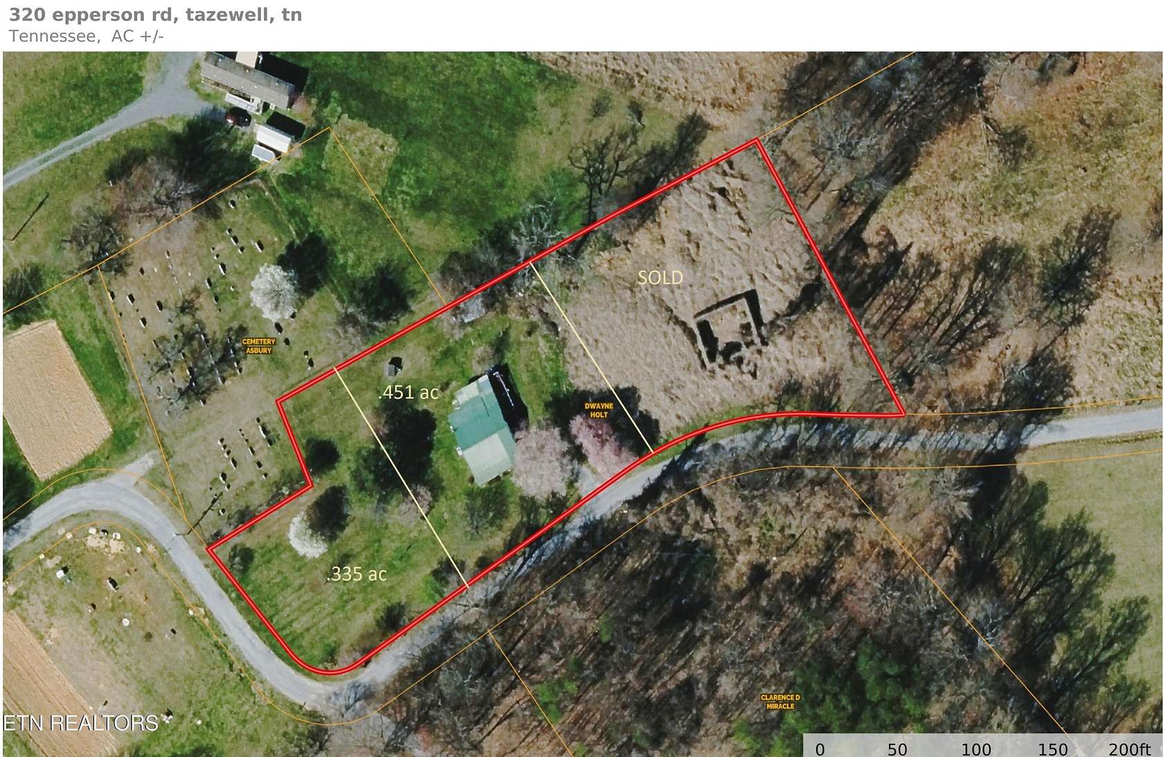 0.34 Acres of Land for Sale in Tazewell, Tennessee