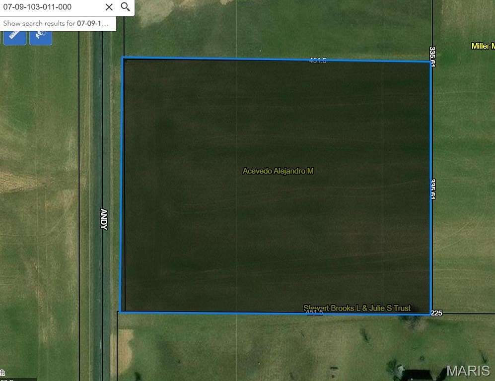 3.48 Acres of Residential Land for Sale in Waterloo, Illinois