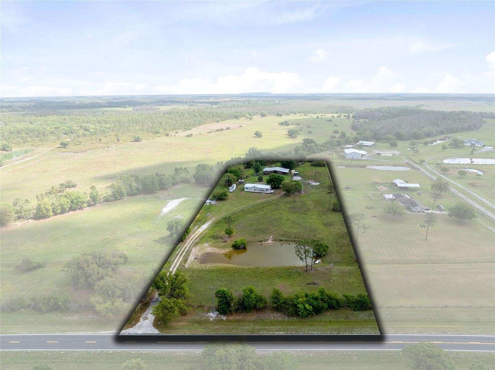 5 Acres of Land with Home for Sale in Kenansville, Florida