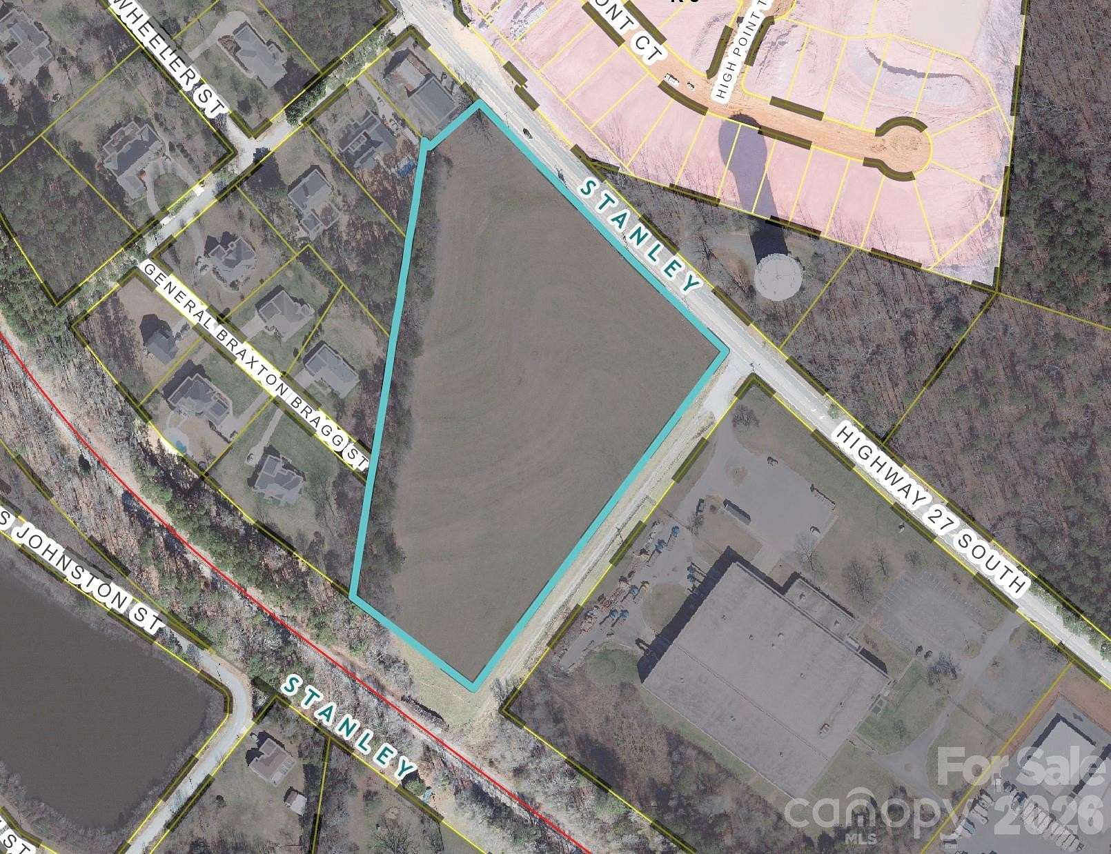 8 Acres of Commercial Land for Sale in Stanley, North Carolina