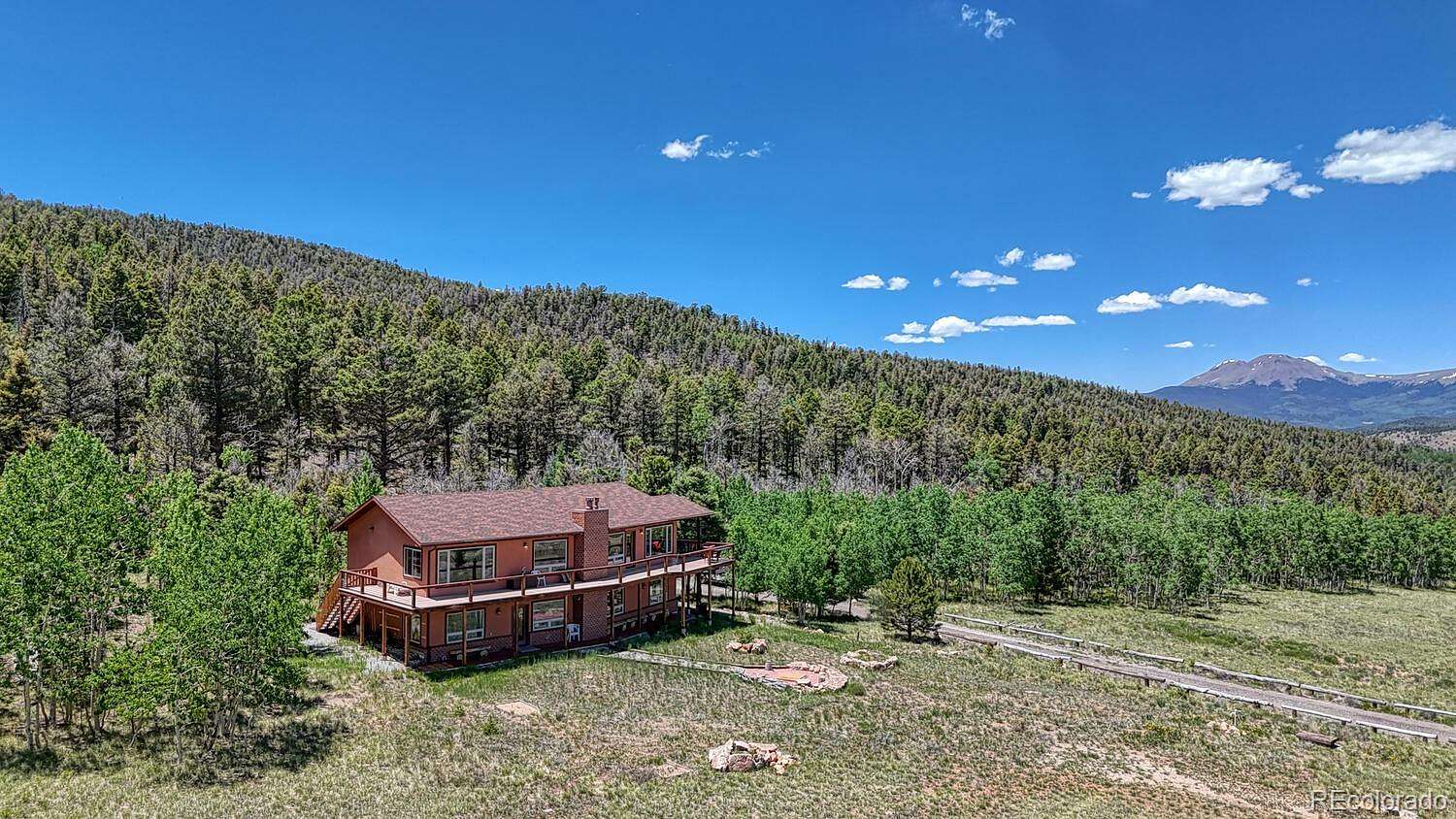 38 Acres of Recreational Land with Home for Sale in Hartsel, Colorado