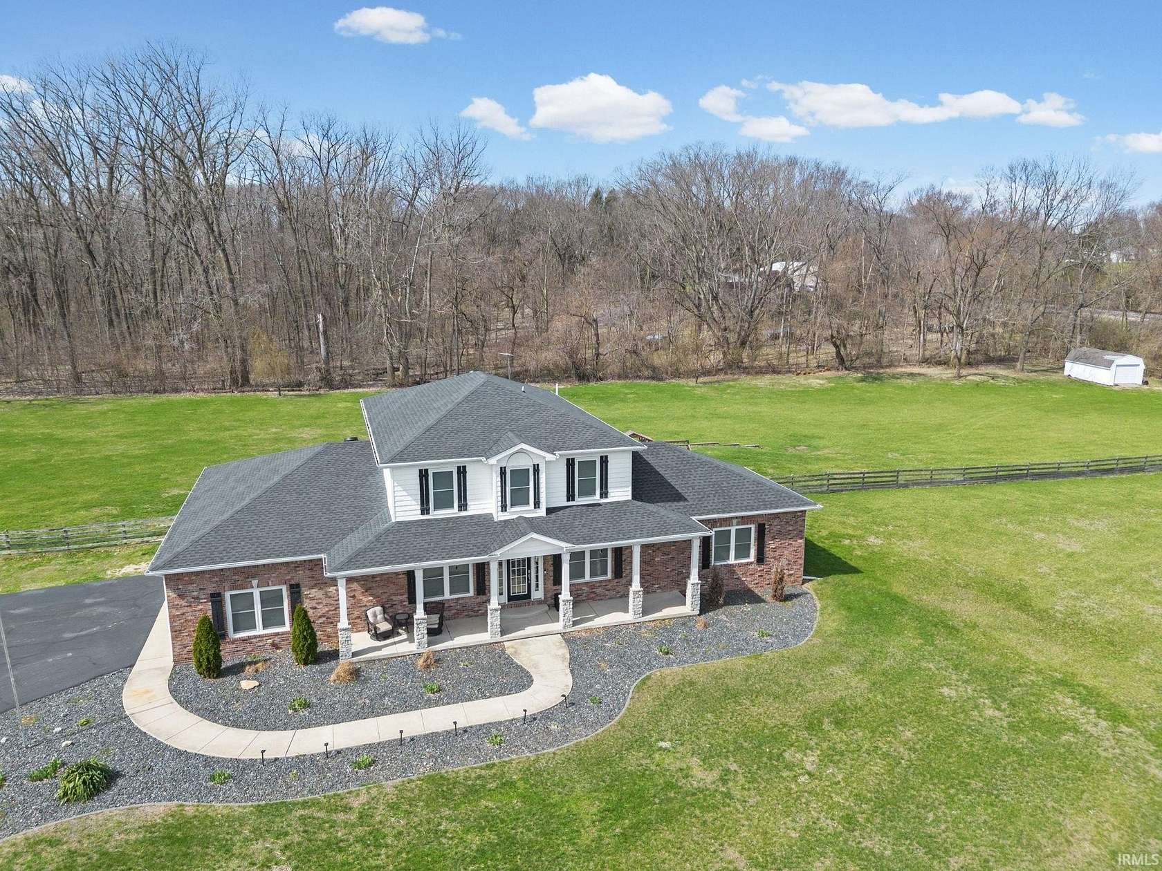 4.82 Acres of Land with Home for Sale in Lafayette, Indiana