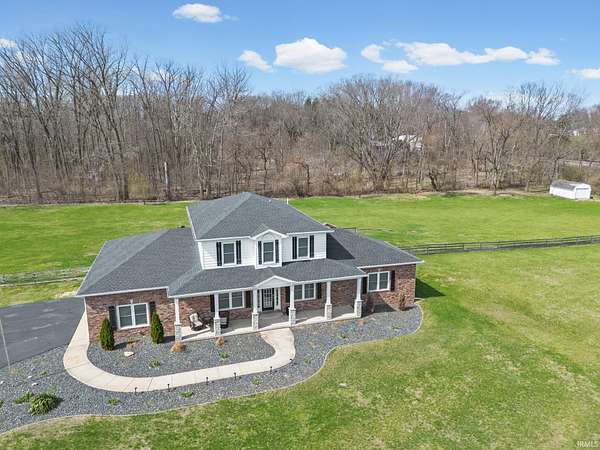 4.82 Acres of Land with Home for Sale in Lafayette, Indiana