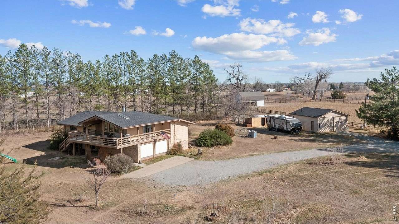 4.47 Acres of Land with Home for Sale in Berthoud, Colorado