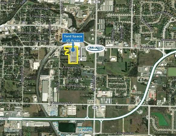 5 Acres of Commercial Land for Lease in Siloam Springs, Arkansas