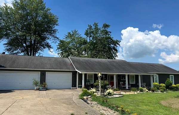 10 Acres of Land with Home for Sale in Henderson, Kentucky