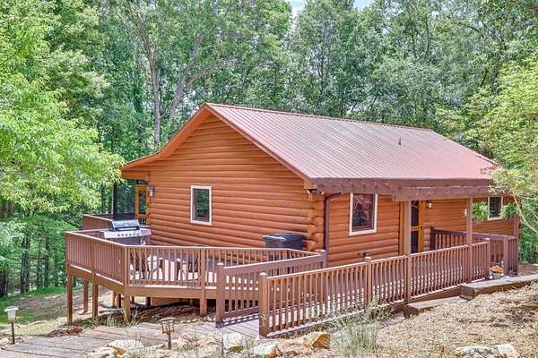 5 Acres of Land with Home for Sale in Morganton, Georgia