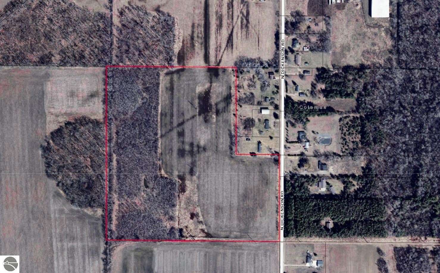 35 Acres of Land for Sale in Coleman, Michigan