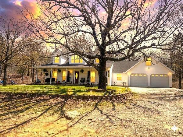 21.3 Acres of Land with Home for Sale in Quinton, Oklahoma