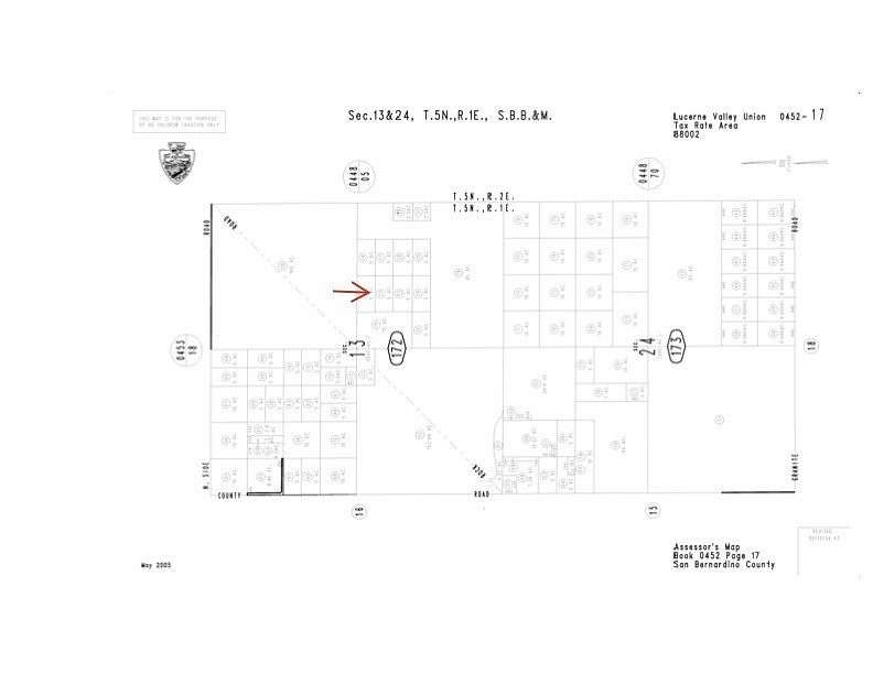 5 Acres of Land for Sale in Lucerne Valley, California