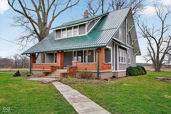 48 Acres of Agricultural Land with Home for Sale in Sheridan, Indiana