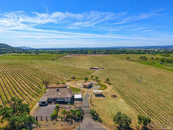 7.12 Acres of Land with Home for Sale in Santa Rosa, California