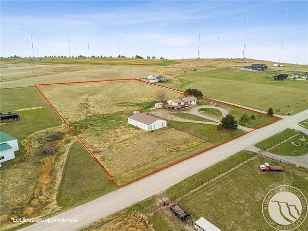 4.79 Acres of Land with Home for Sale in Billings, Montana