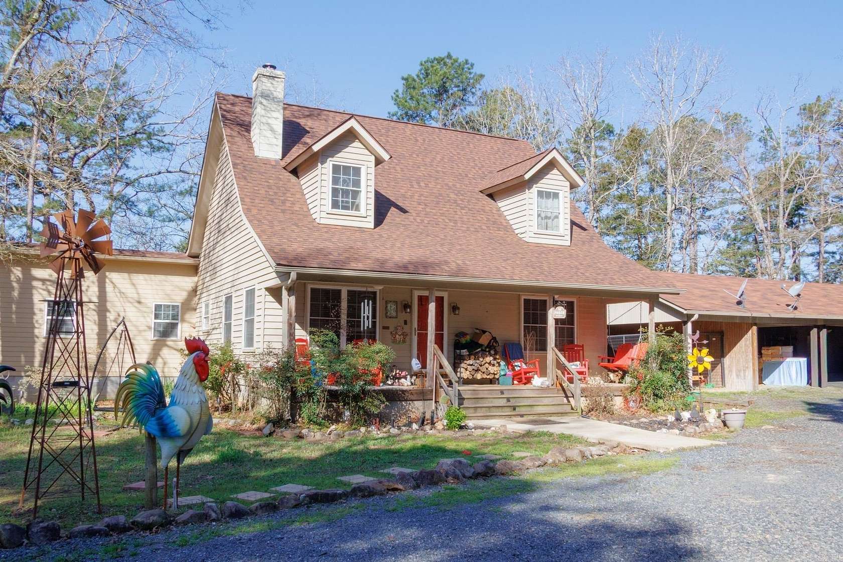 21 Acres of Recreational Land with Home for Sale in Pine Ridge, Arkansas