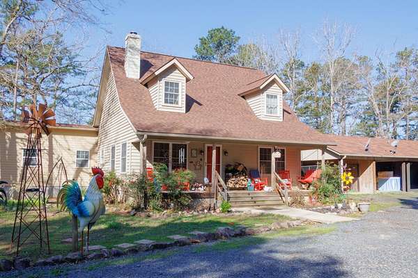 21 Acres of Recreational Land with Home for Sale in Pine Ridge, Arkansas