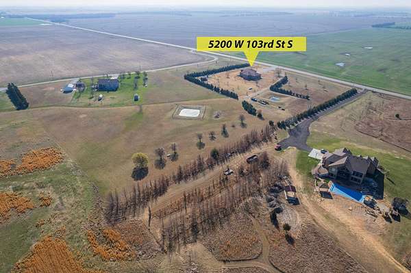 5.37 Acres of Land with Home for Sale in Peck, Kansas