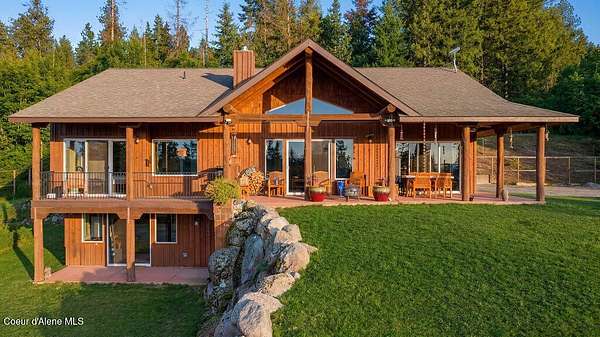 5.85 Acres of Land with Home for Sale in Hayden, Idaho