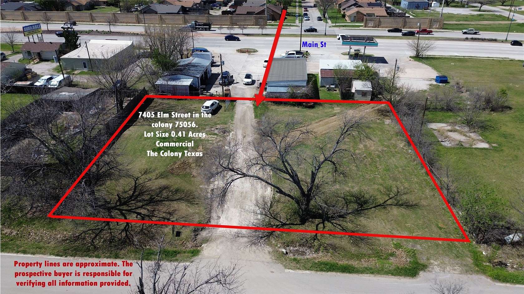 0.41 Acres of Commercial Land for Sale in The Colony, Texas