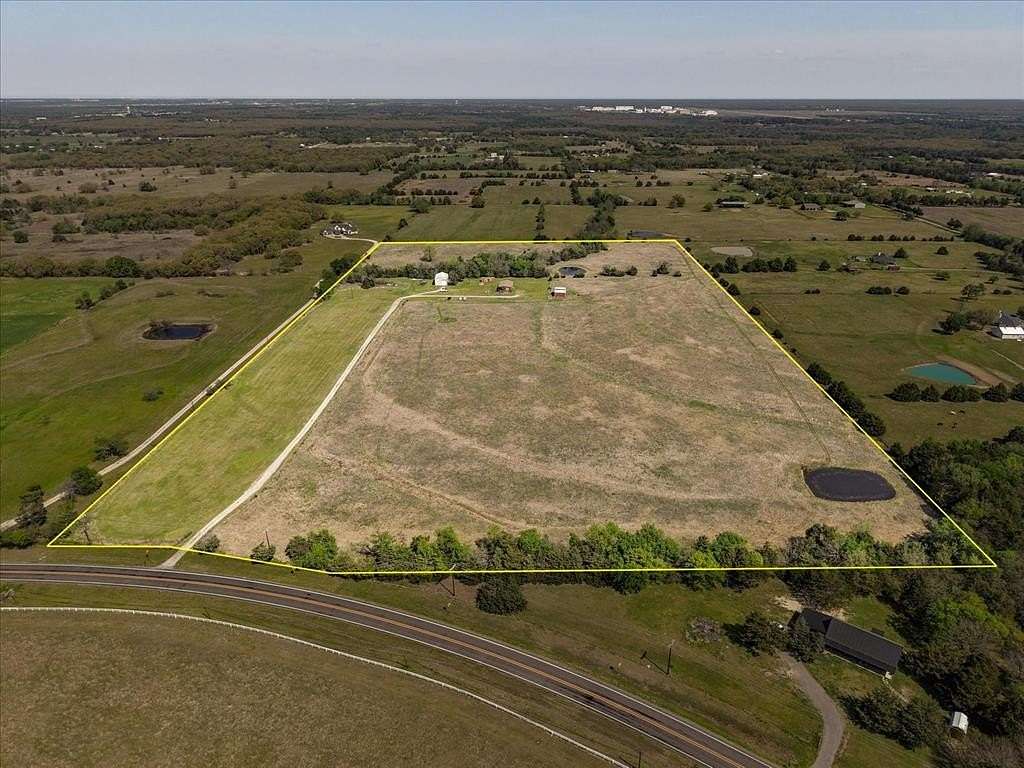 35.8 Acres of Agricultural Land with Home for Sale in Greenville, Texas