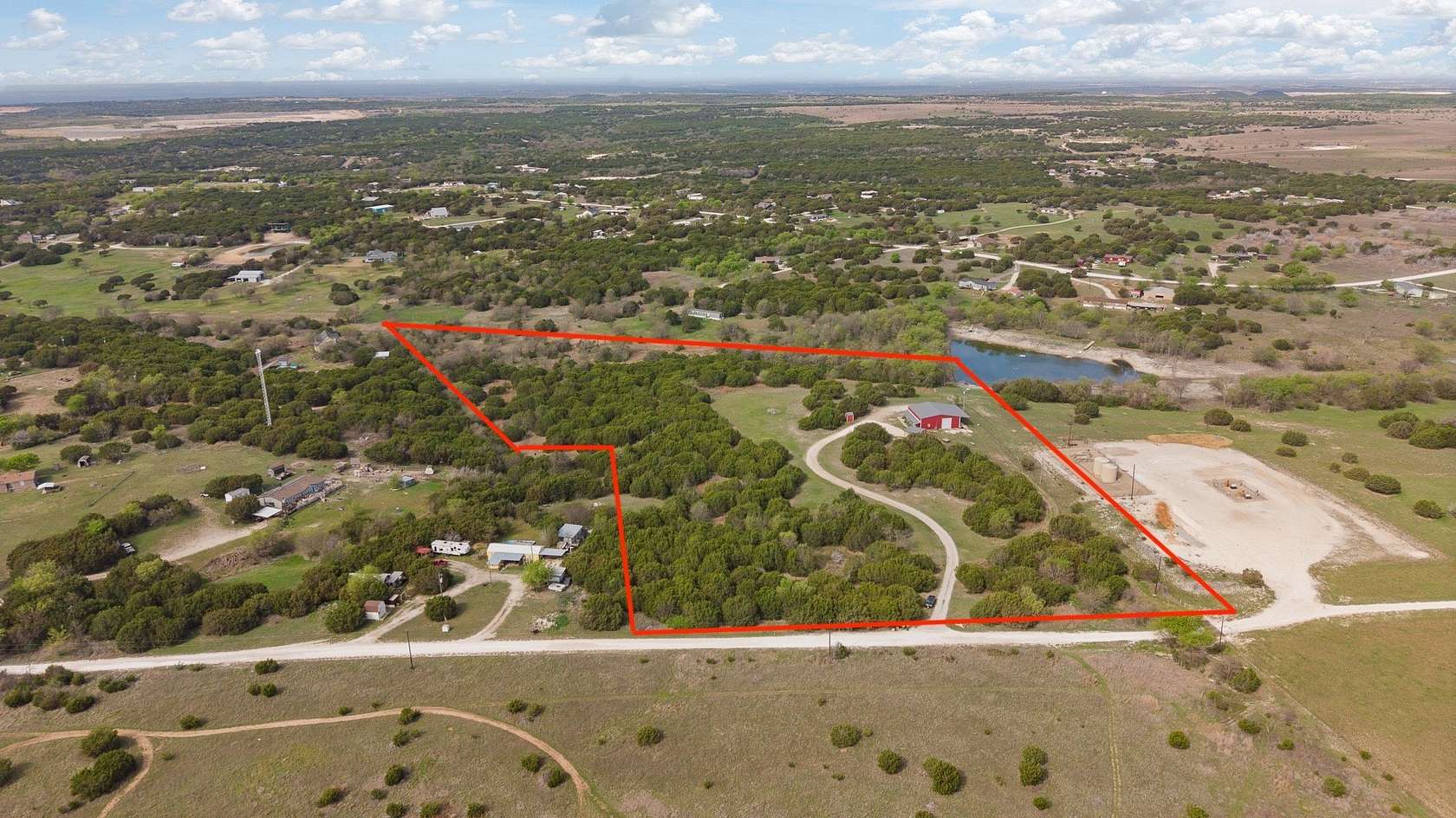 15 Acres of Land with Home for Sale in Cleburne, Texas