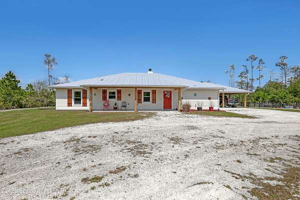 5.16 Acres of Land with Home for Sale in Okeechobee, Florida