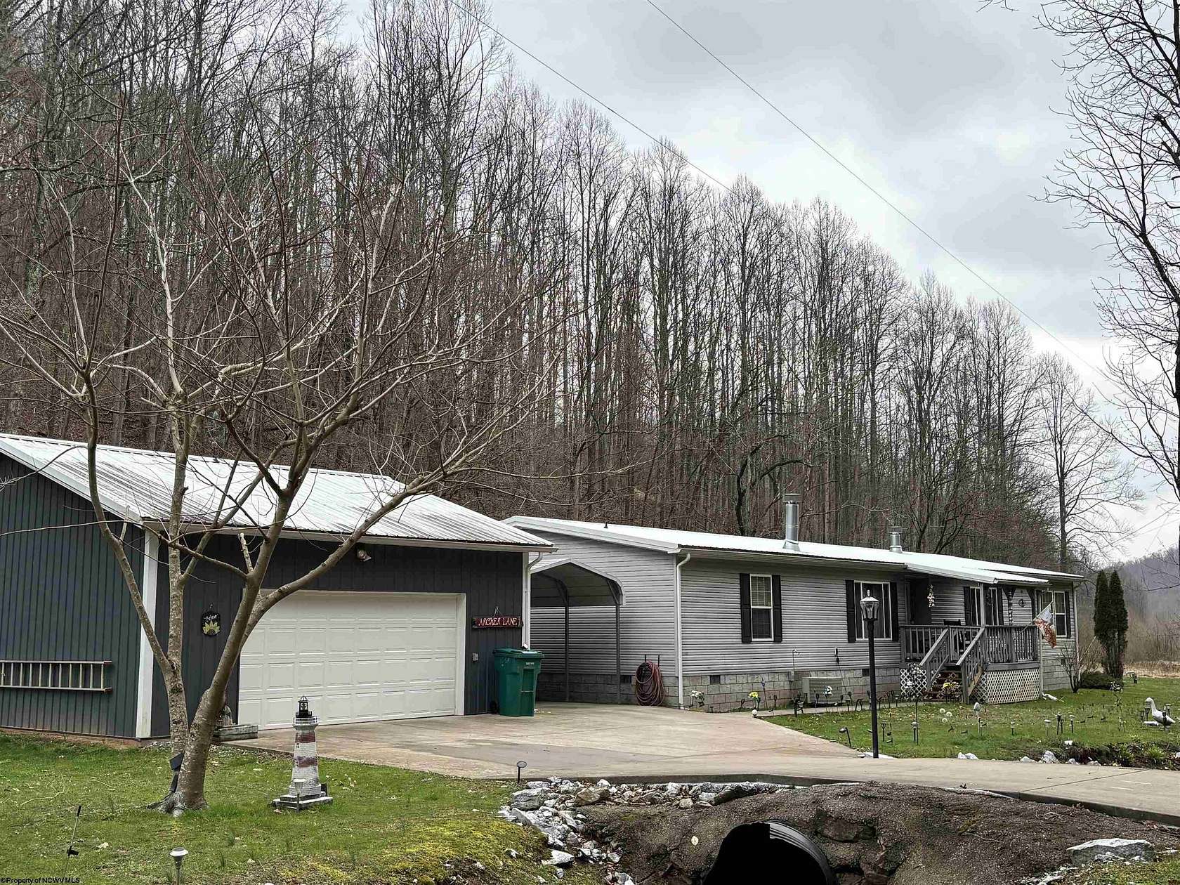 128 Acres of Recreational Land with Home for Sale in West Union, West Virginia