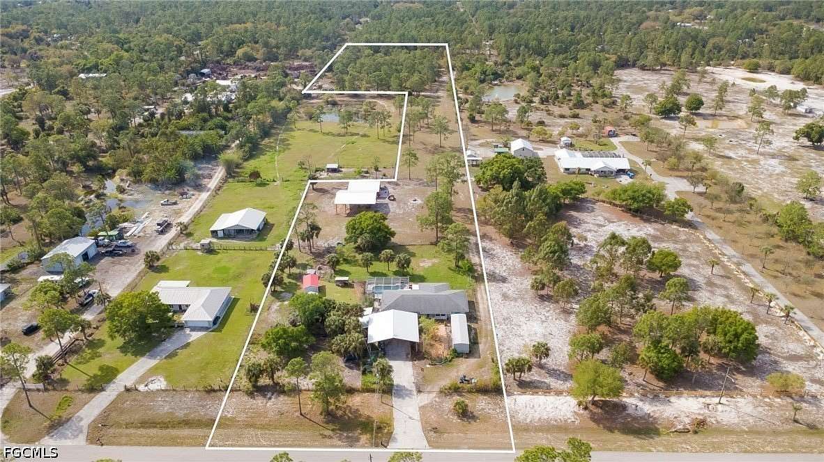 6 Acres of Land with Home for Sale in Alva, Florida