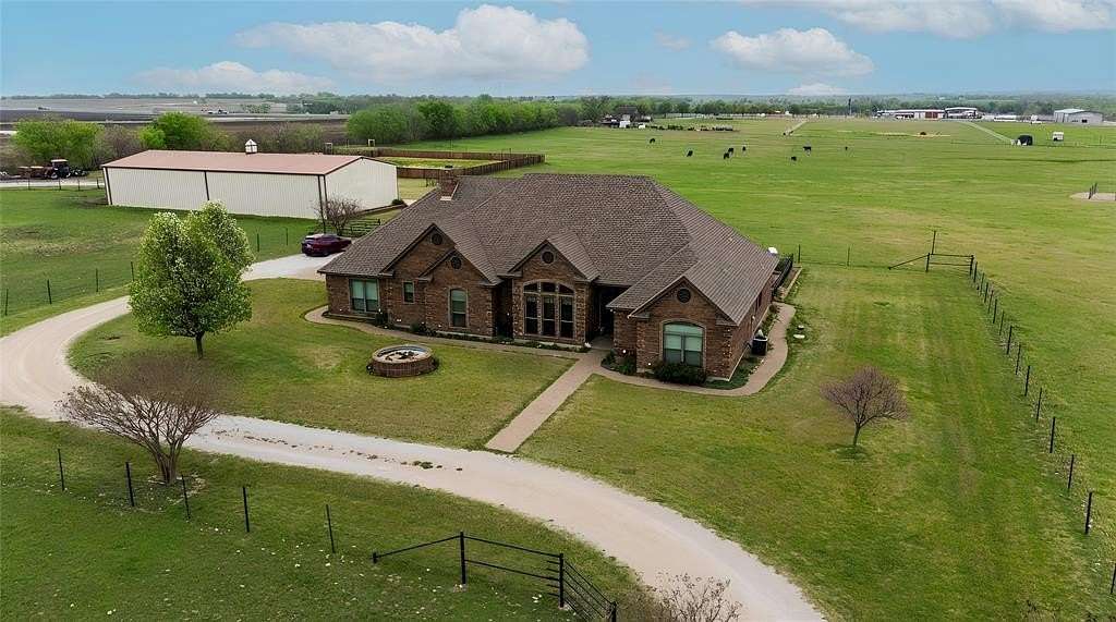 26.5 Acres of Agricultural Land with Home for Sale in Krum, Texas