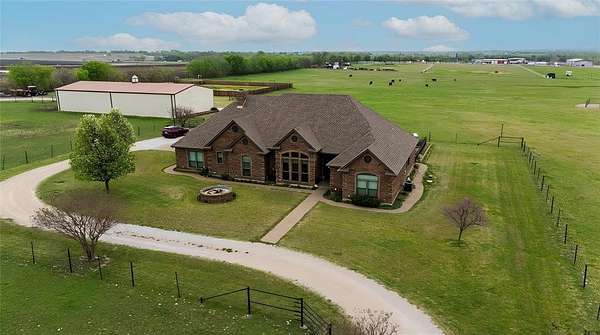 26.5 Acres of Agricultural Land with Home for Sale in Krum, Texas