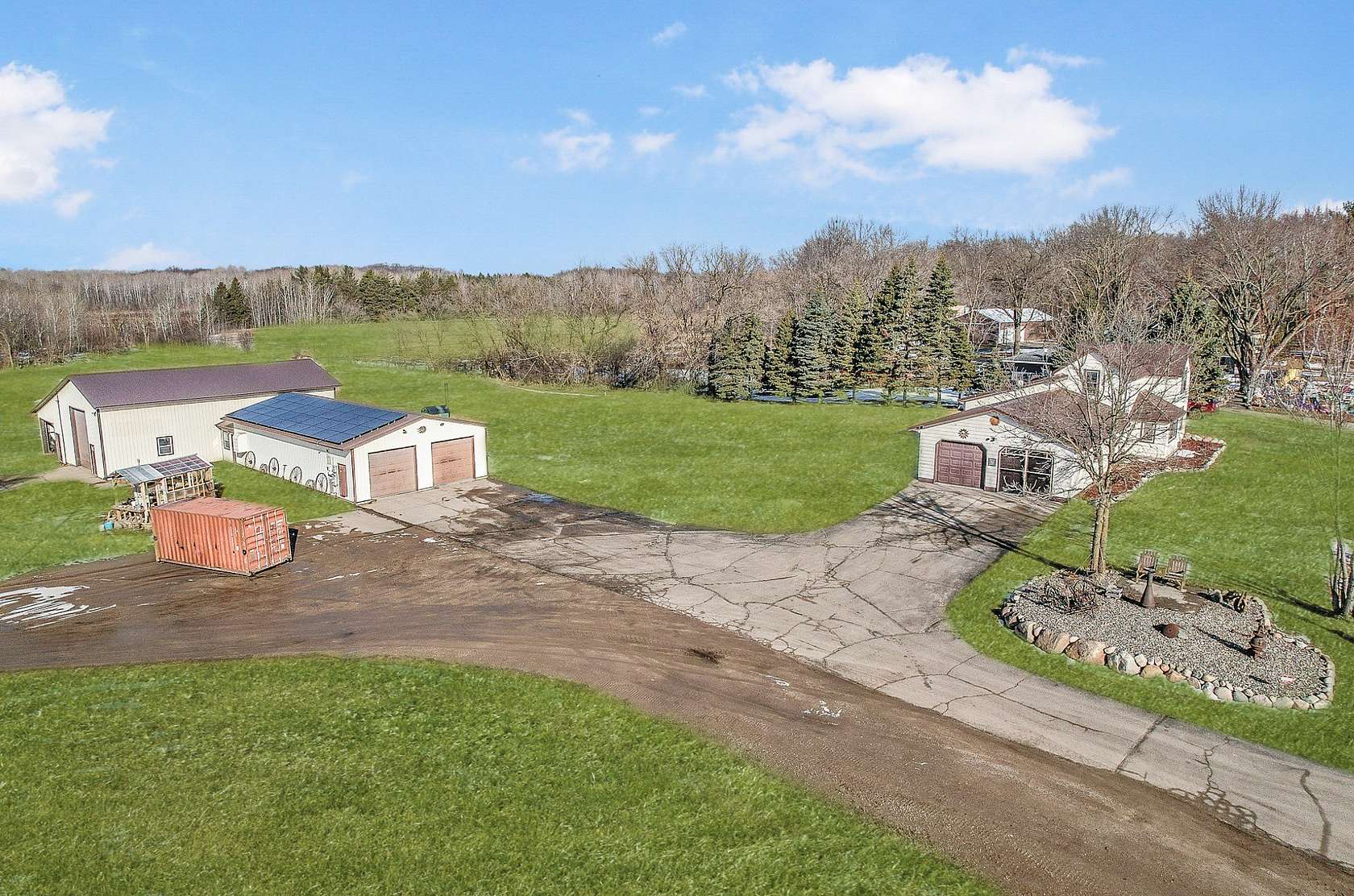 10 Acres of Land with Home for Sale in Little Falls, Minnesota